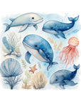 All Together Now – Sea Creatures Wall Print