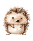 Forest Friend Hedgehog Wall Print