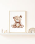 Forest Friend Bear Wall Print