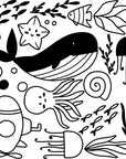 Whale Hello! Ocean Wall Decals