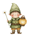 Glowlight Gnome Wall Print