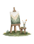 Painter’s Meadow Wall Print