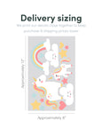 Magical Unicorns and Rainbows Decals