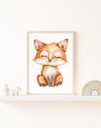 Forest Friend Fox Wall Print