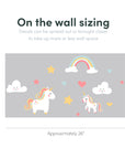 Magical Unicorns and Rainbows Decals