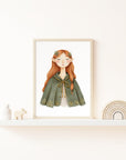 Golden Guardian Wall Print