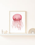 Float On Jellyfish Wall Print