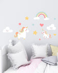 Magical Unicorns and Rainbows Decals