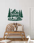 Camping Under the Stars Wall Decal