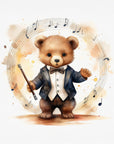 Take a Bow Mr. Bear Wall Print