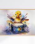 Quackin’ Beats Wall Print