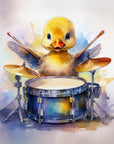 Quackin’ Beats Wall Print