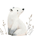 Snow Much Fun Polar Bear Wall Print