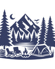 Camping Under the Stars Wall Decal