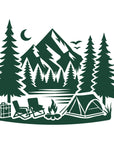Camping Under the Stars Wall Decal