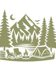 Camping Under the Stars Wall Decal