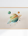 Saturn Dreams Wall Print