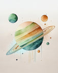 Saturn Dreams Wall Print