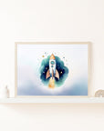Blast Off Wall Print