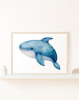 Whale of a Time Wall Print