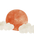 Safari Sunset Wall Print