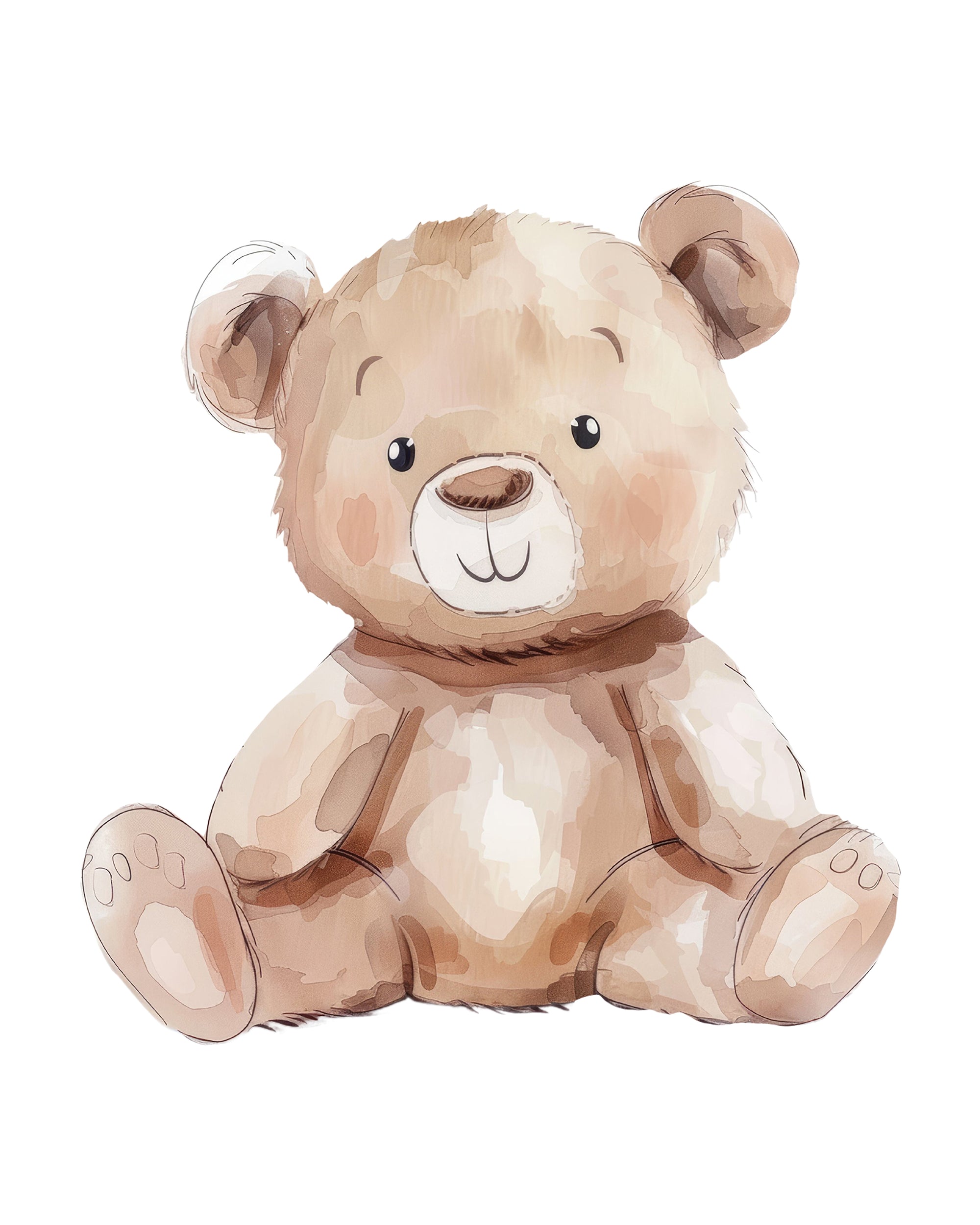 Forest Friend Bear Wall Print