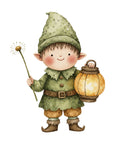 Glowlight Gnome Wall Print