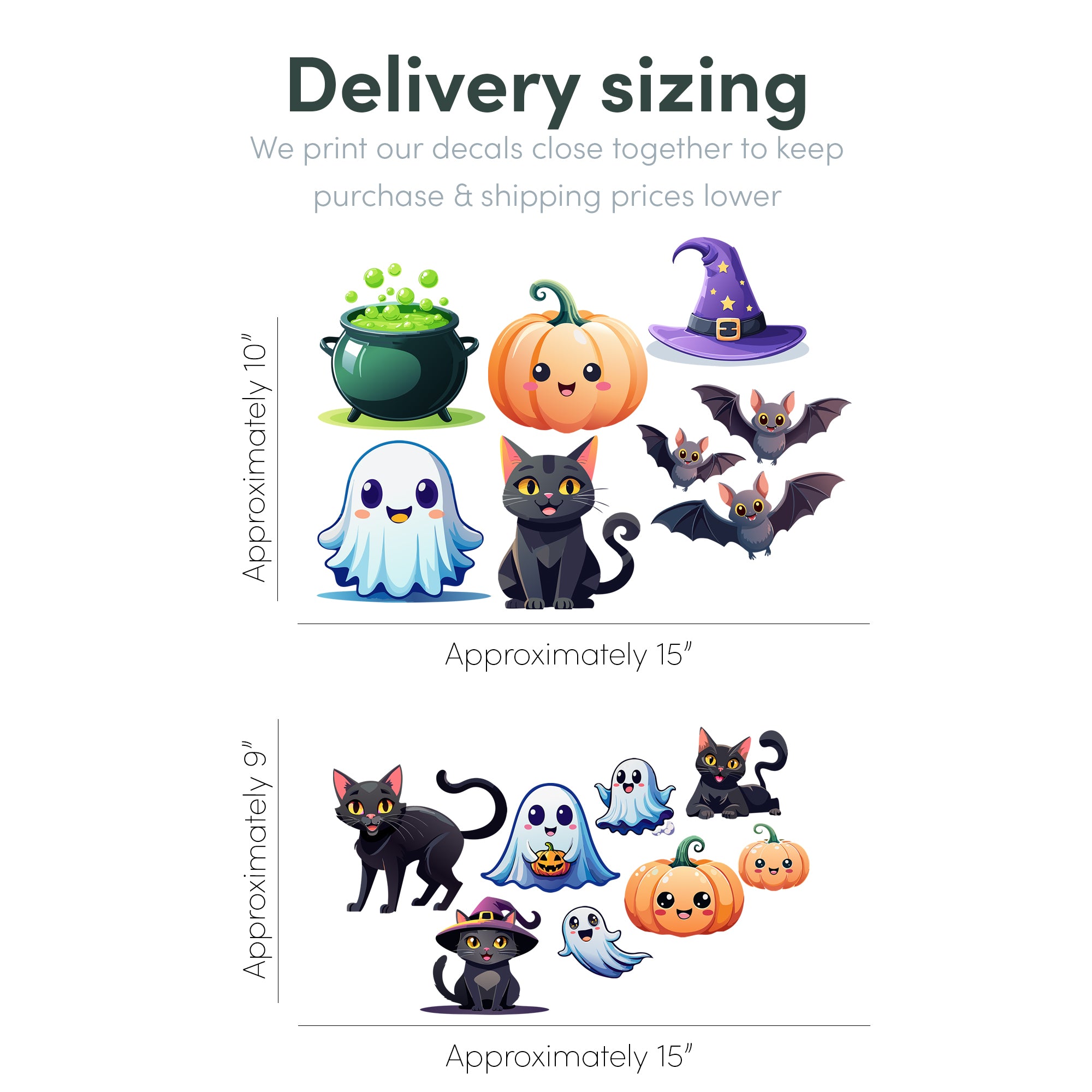 Spooky-Cute Halloween Wall Decals