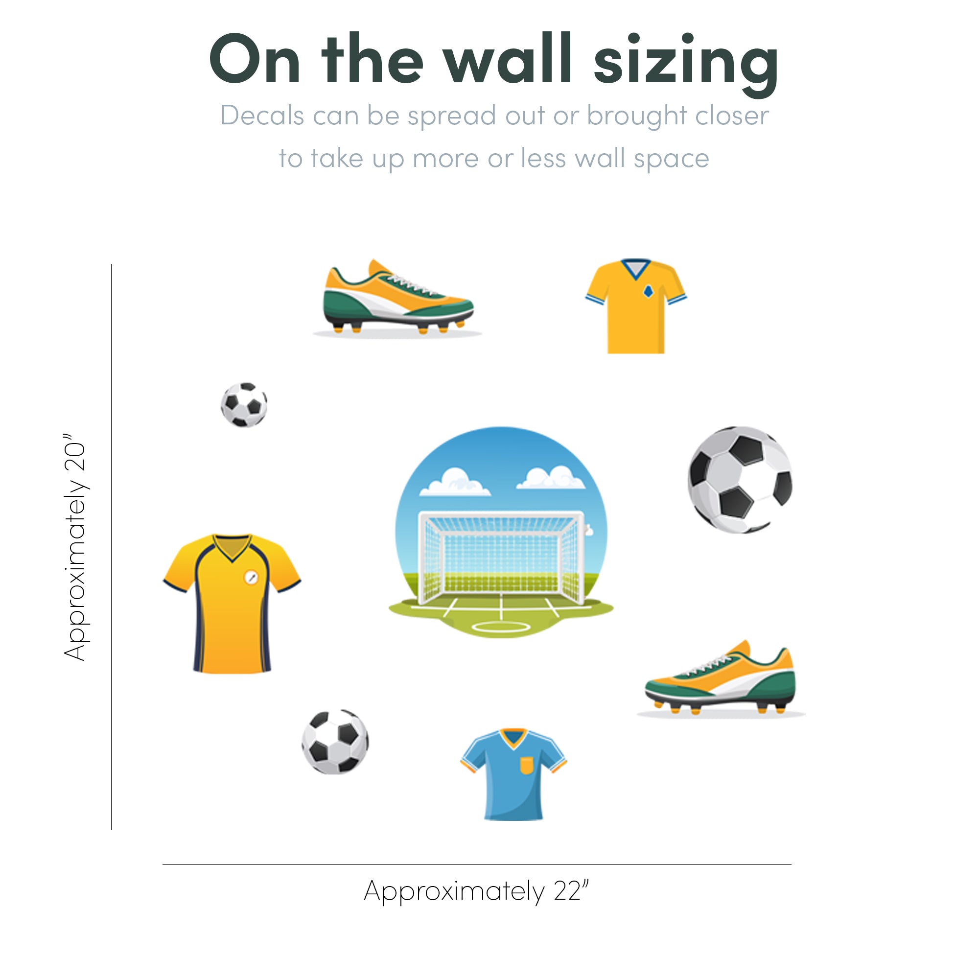 Goal Getter Soccer Wall Decals