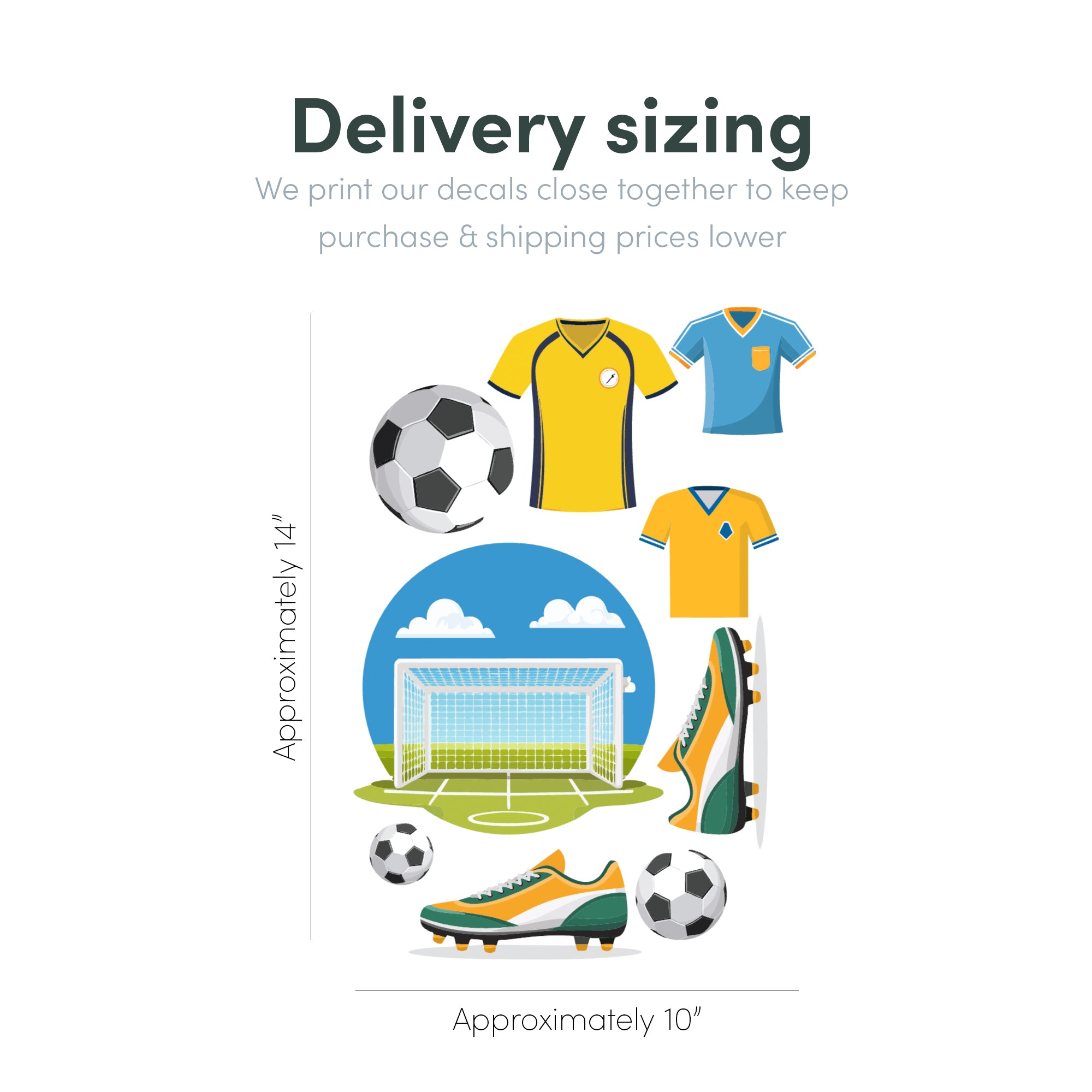 Goal Getter Soccer Wall Decals