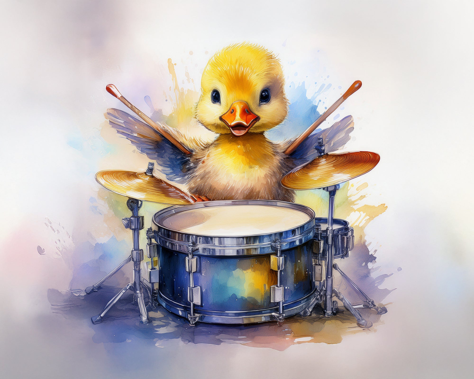 Quackin’ Beats Wall Print