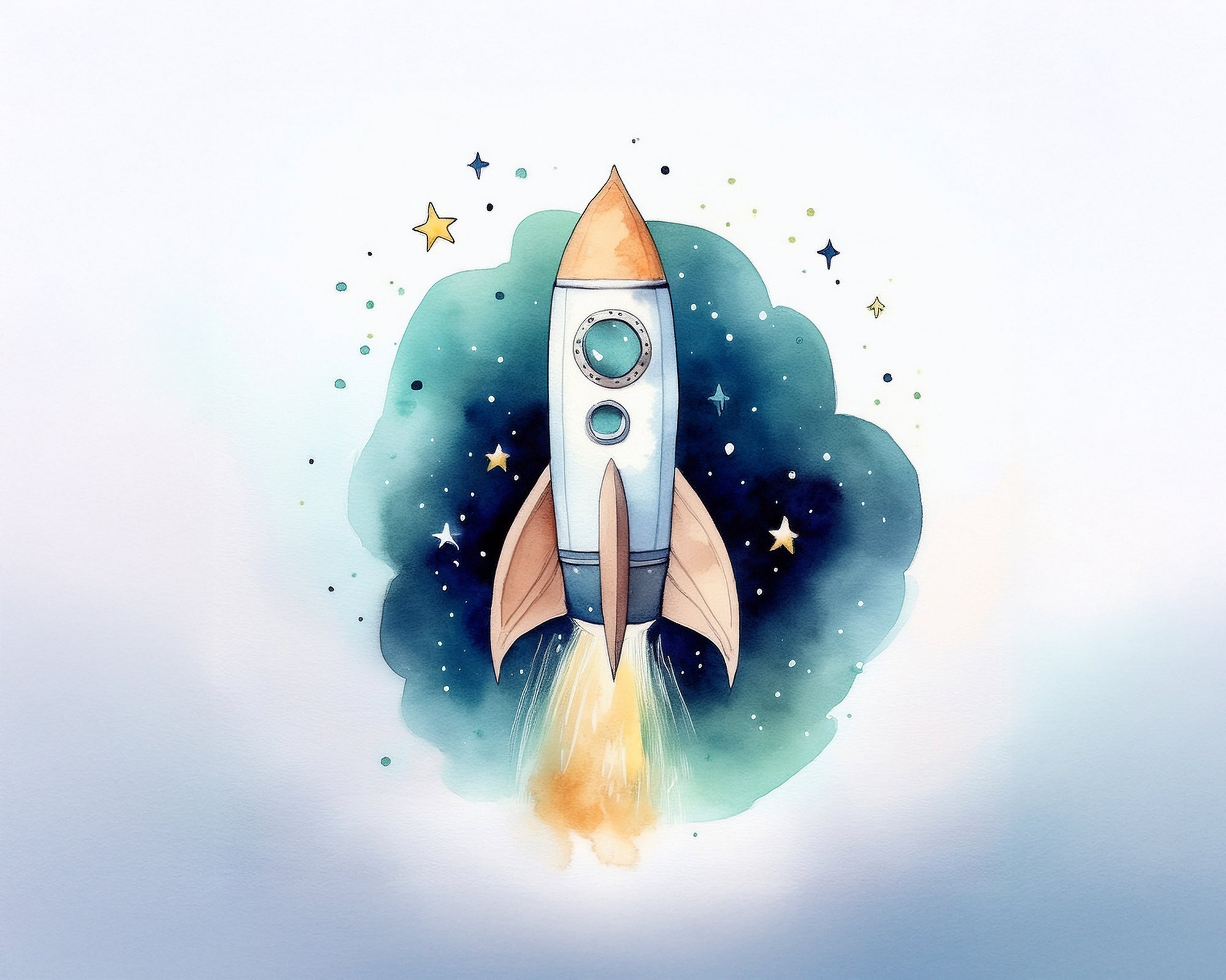 Blast Off Wall Print